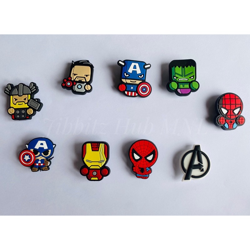 ☃Jibbitz Marvel Superhero Avenger Thor IronMan Captain America