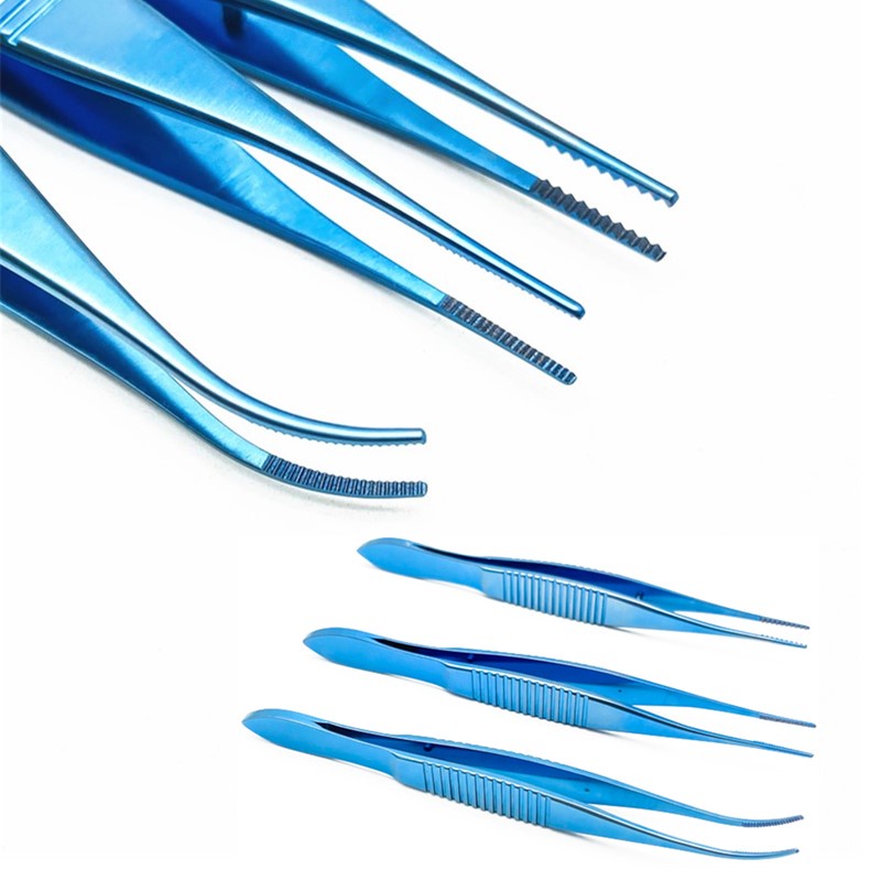 1pcs Ophthalmic Conjunctiva Tissue Forceps Titanium Tissue tweezers