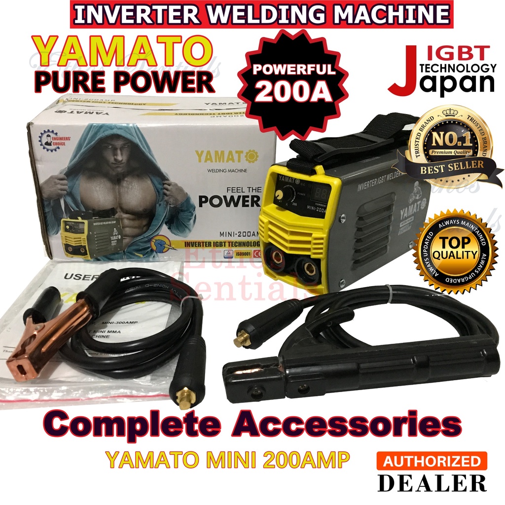 Yamato Power Digi 200amp Igbt Welding Machine Inverter Mini 200a Series Shopee Philippines 