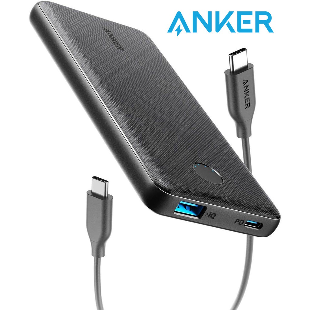 Anker Powercore Slim 10000 Pd 10000mah Power Bank Usb C Power Delivery 18w Shopee Philippines 9842