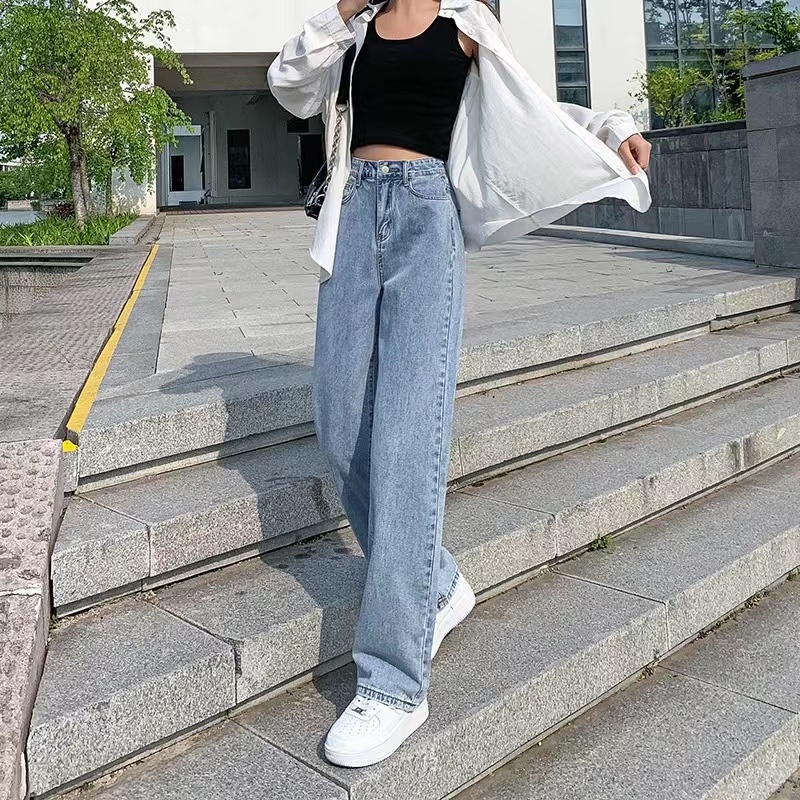 Mom Jeans High Waist Wide Leg Jeans Tik tok outfit Dancer Pants for women