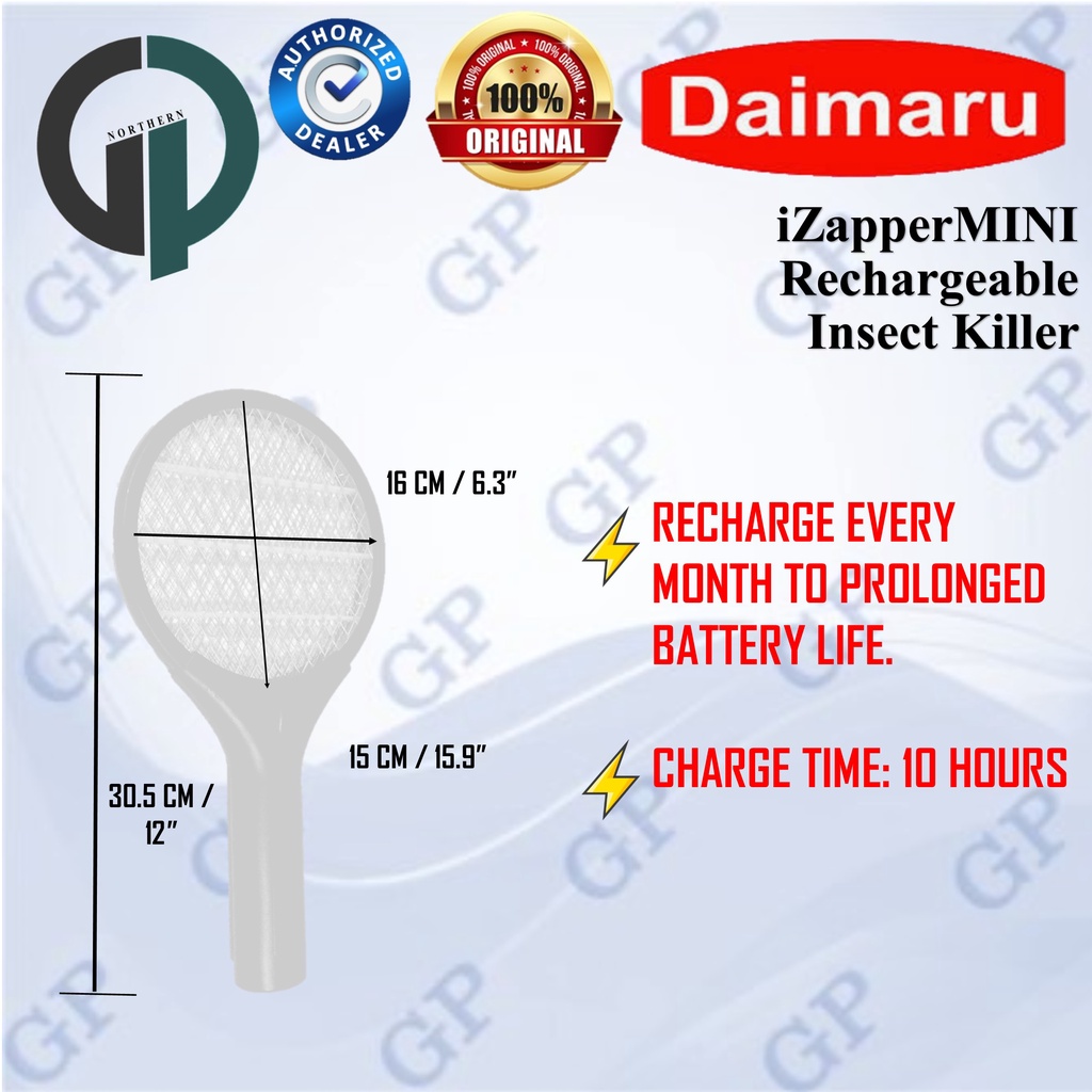 Daimaru i-zapper MINI, Rechargeable Insect Killer Anti Dengue ...