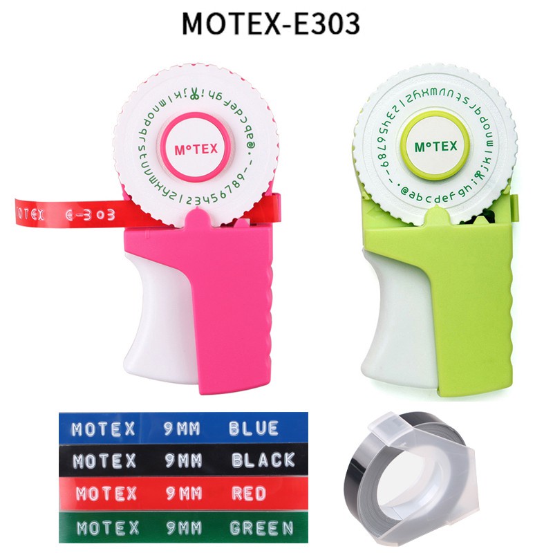 MOTEX E303 Embossing Label Maker with 1 Refill Shopee Philippines