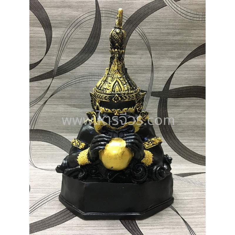 Phra Rahu (Large Size Lap 9 Inches) Lord Om Chan Buddha Statue | Shopee ...