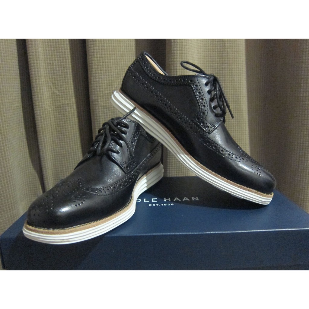 Cole Haan Lunargrand Long Wing Black/White | Shopee Philippines