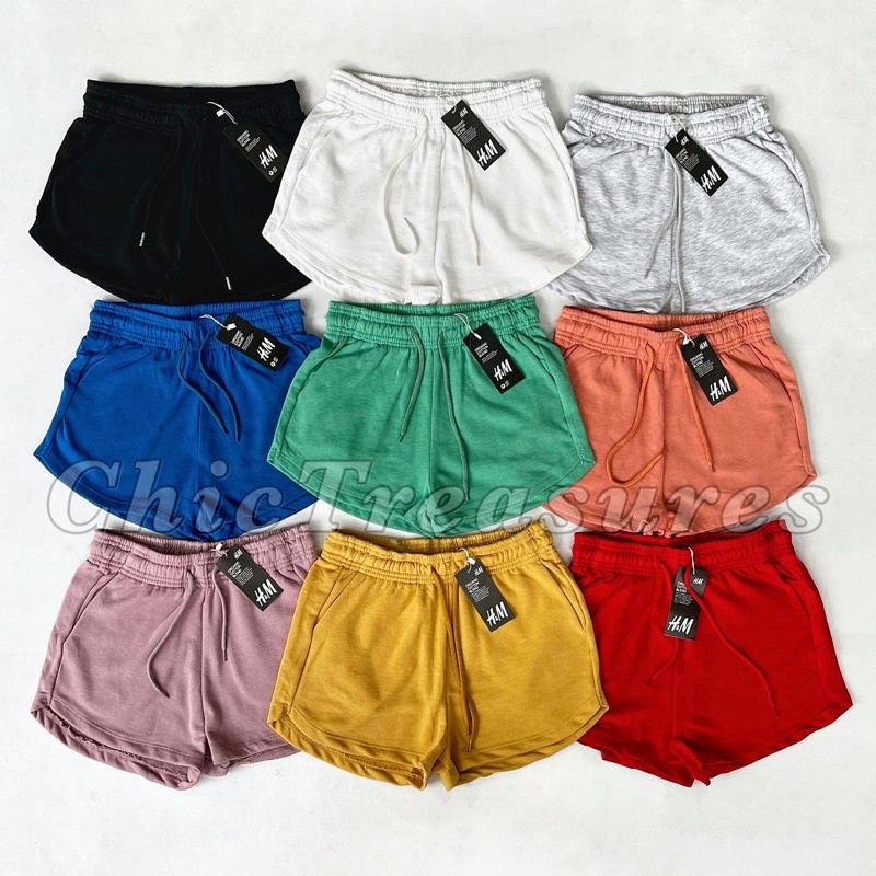 H M Drawstring Sweatshort new colors