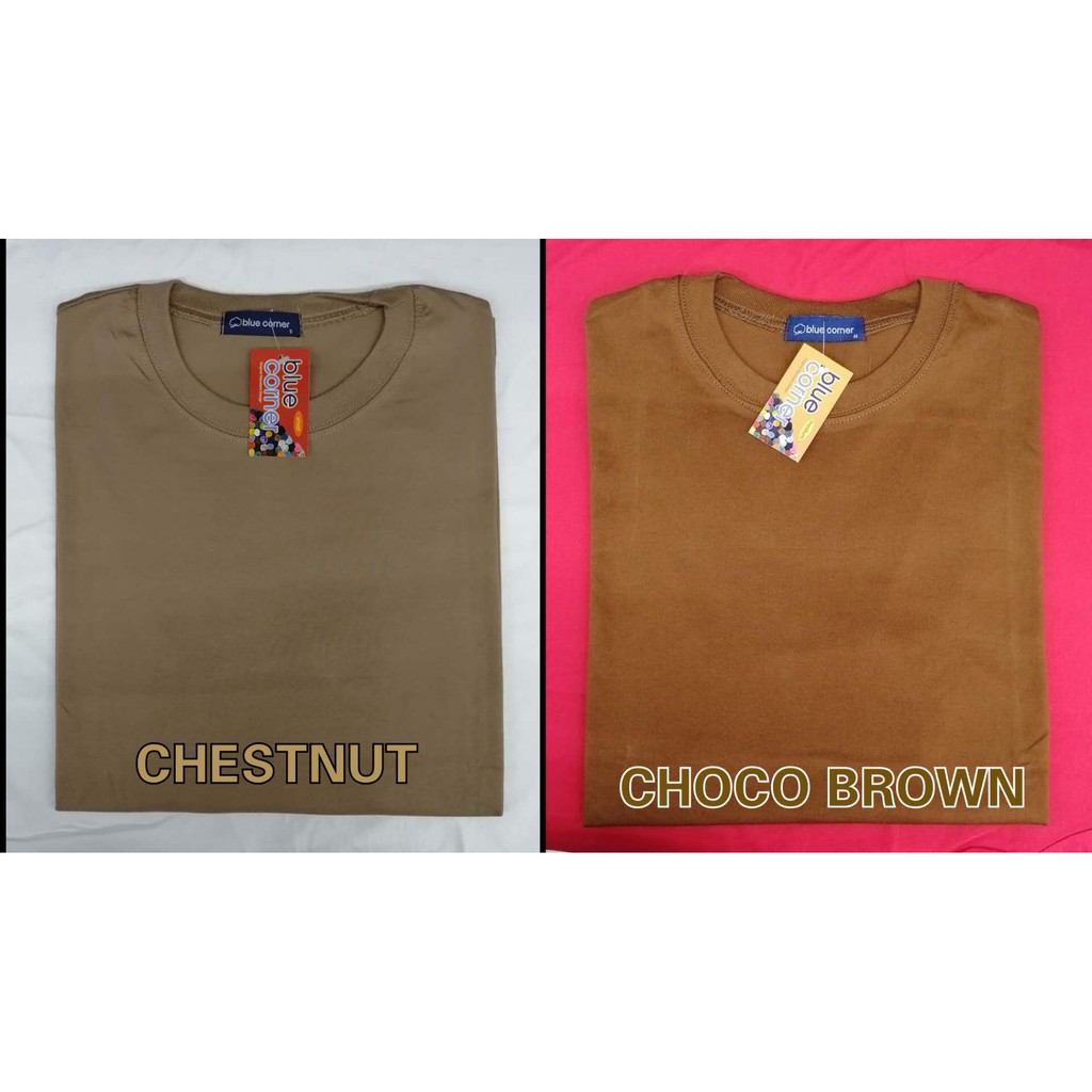 Blue Corner Roundneck Colored For Adult (UNISEX) | Shopee Philippines