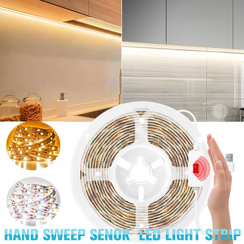 DC 5V Lamp USB Motion Sensor Lights LED Backlight LED TV Kitchen LED ...