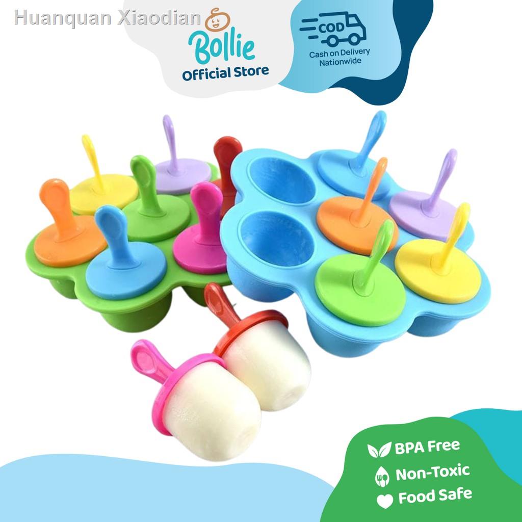 Bollie Baby Popsicle Molds Breastmilk Ice Pop Maker for Teething Babies DIY Ice Cream Maker(toys