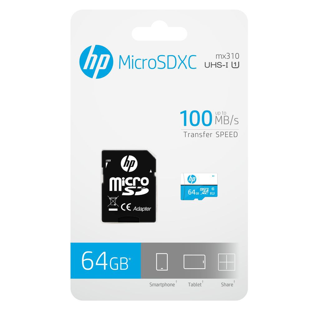 HP MICRO SD CARD 64GB 100MBS W/ADAPTER Shopee Philippines
