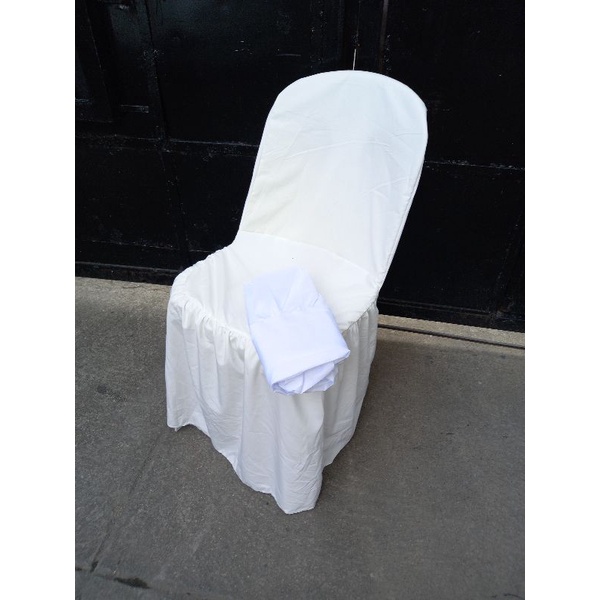 73pesos each only Monoblock Chair Cover (Promo 9.9 Sale) White Color Available Shopee Philippines