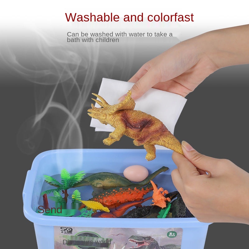 Simulation Soft Rubber Small Dinosaur Toy Tyrannosaurus Rex Animal