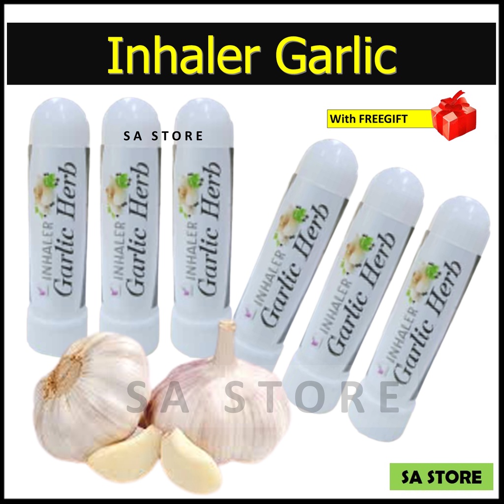 Inhaler GARLIC HERB+selsema Cough kahak Sneezing Nose Pain Itching Nose ...