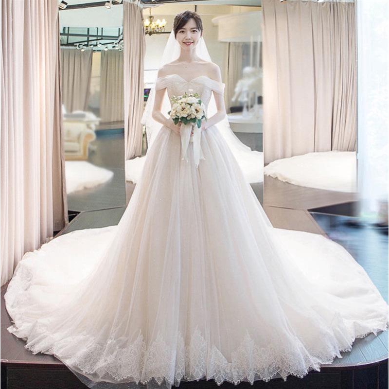 Wedding on sale dress kpop