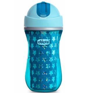 Chicco Flip Top Insulated Straw Cup 12+, Teal/Blue