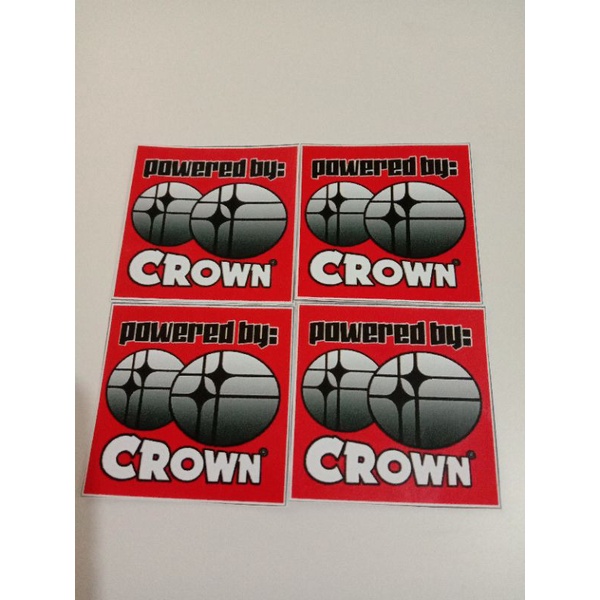 4PCS. CROWN STICKER WATERPROOF | Shopee Philippines