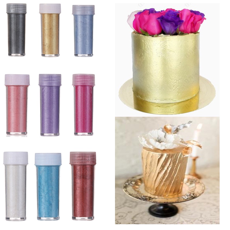 New 2g Edible Gold Powder Mousse Cake Fondant Macaron Chocolate ...
