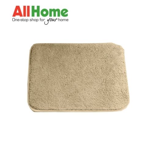 BARE FOOT Microfiber Bathroom Rug Natural With Multiple Size Variations ...