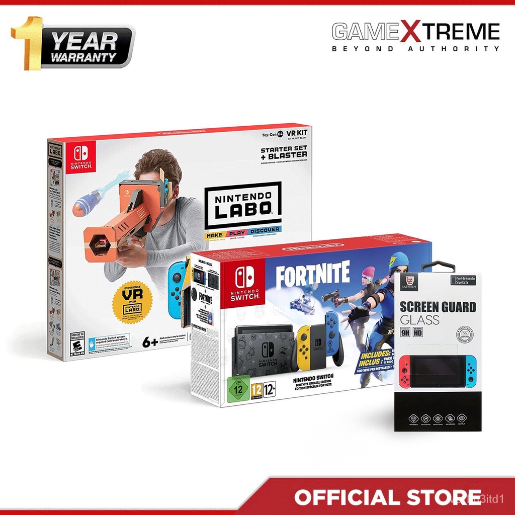 Nintendo Switch V2 Fortnite Wildcat Bundle [EU] Limited Edition with