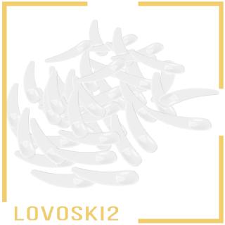 [lovoski2] 100pcs Cosmetic Spatula Mixing Sampling Spoon 