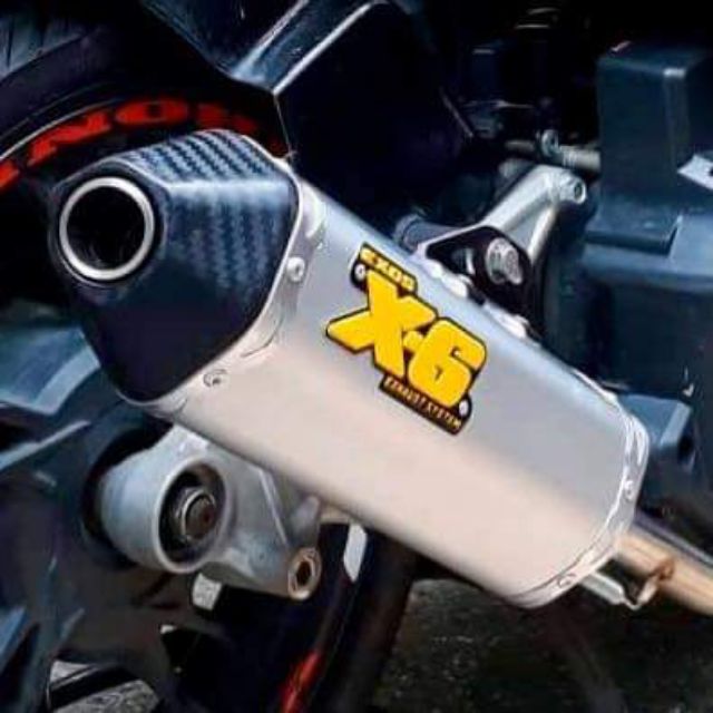 Exos X6 For Mio I 125sm3msi125sgthonda Beatclick V1v2 125150 Full E System Exhaust Pipe 8666