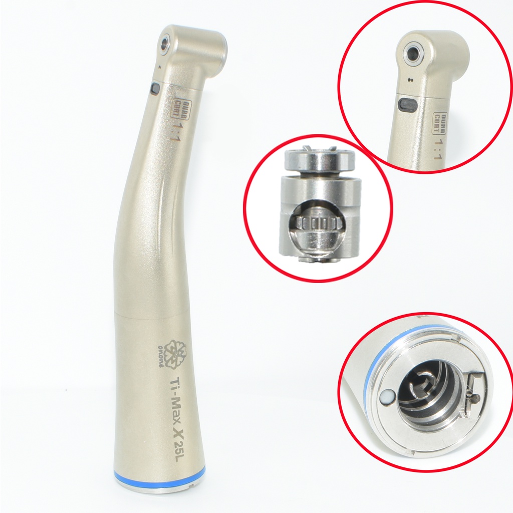 NSK T MAX x25L Type Dental Contra Angle Handpiece 1:1 Fiber Optic Low ...