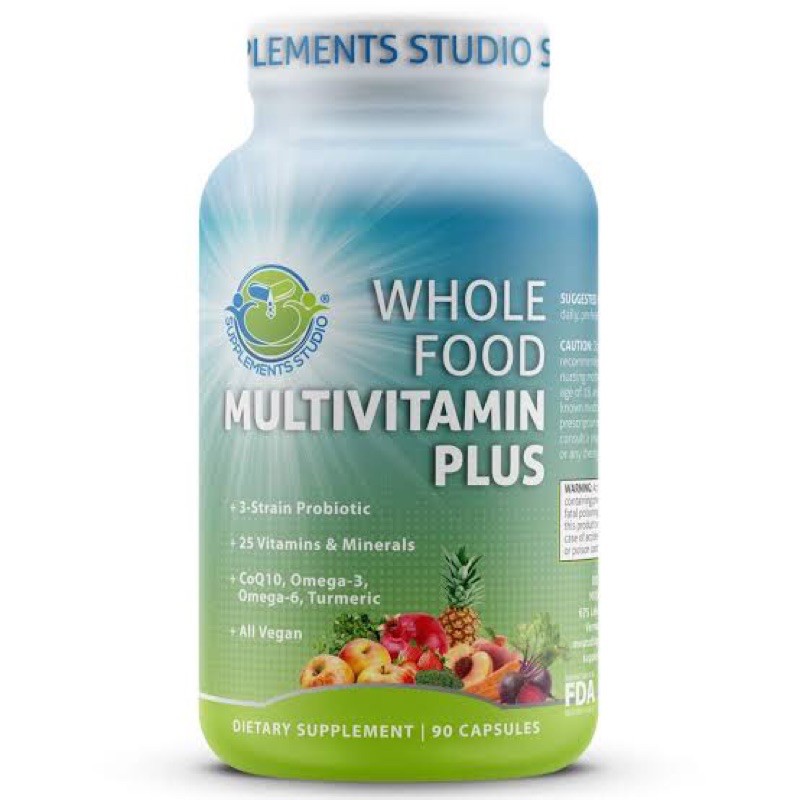 Studio Supplements Whole Food Multivitamin Plus 100 Original
