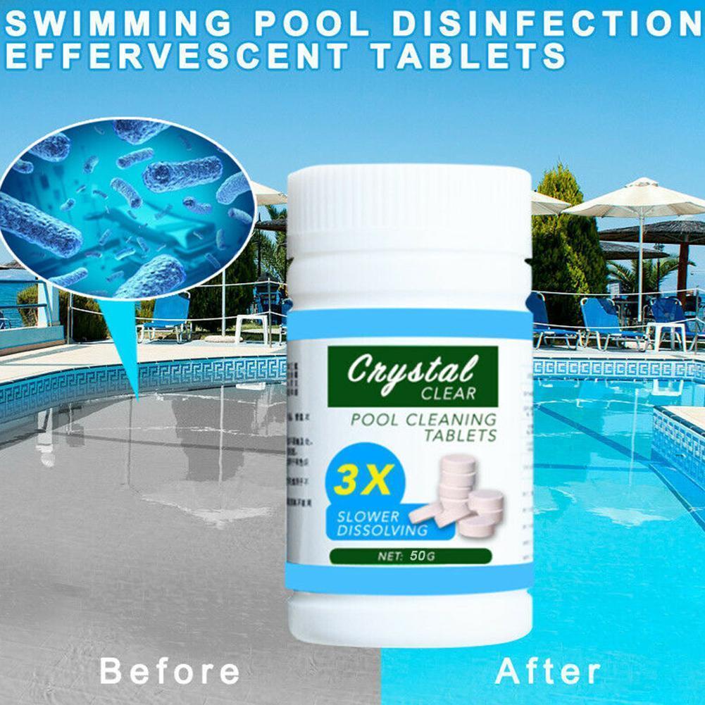 Swimming Pool Effervescent Water Disinfection 100pcs Multi Clarifier ...