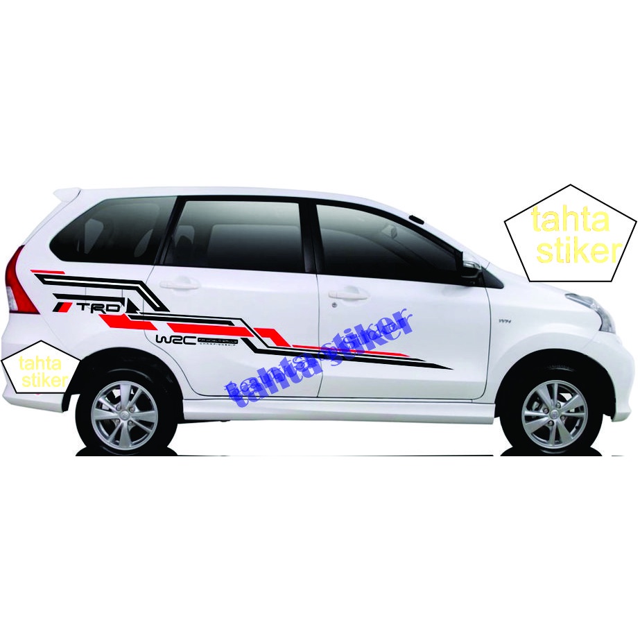 Sticker cutting Car avanza terios xtrail ayla agya xpander velos raize ...