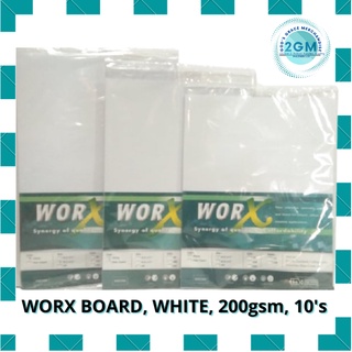 WORX BOARD SPECIALTY PAPER 200gsm 10 s WHITE AND PALE CREAM