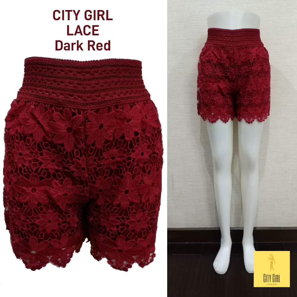 Casual Wear Lace Shorts for women Shopee Philippines