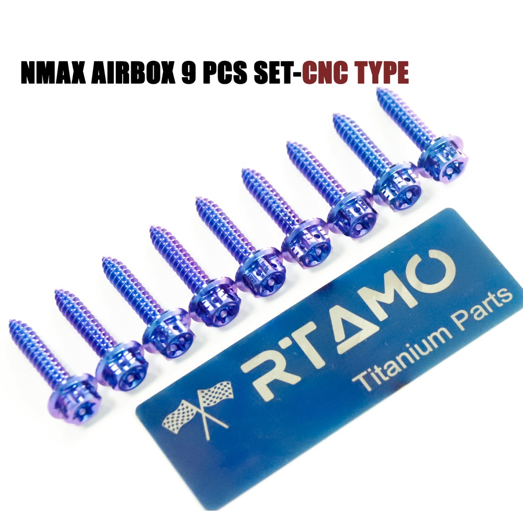 RTAMO Titanium Gr5 Air Filter Box Bolt Set For Nmax/V1/V2/Aerox/V1/V2
