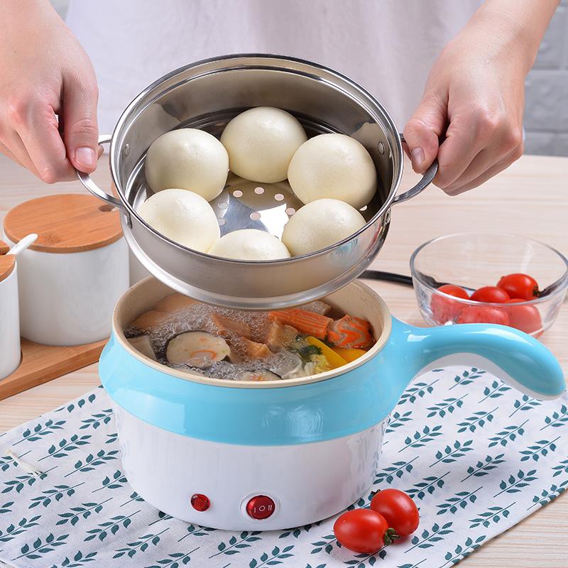 One-Person Mini Hot Pot for Students and Office Workers with 2 Layers ...