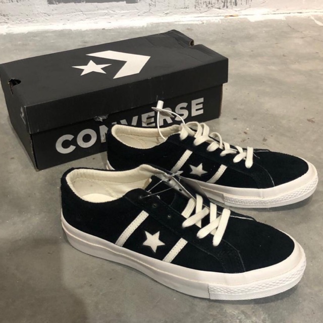 Converse one star outlet academy black