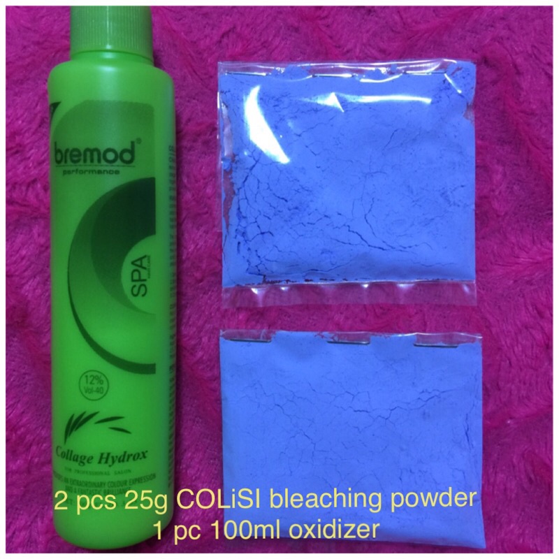 COLISI Bleaching Powder 25g and 100mL Oxidizer Shopee Philippines