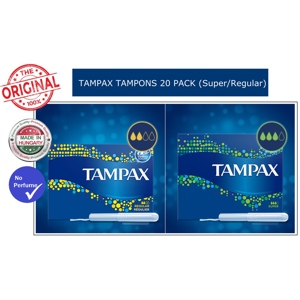 Tampax Super - Tampons with Cardboard Applicator
