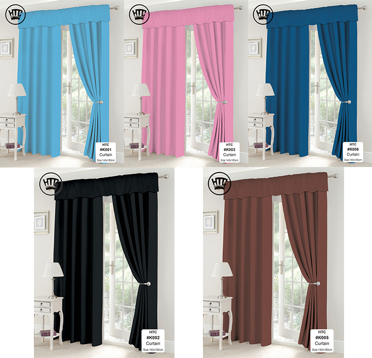 Plain Kurtina Home Decor Curtains Solid Color High Quality Curtain No Ring 140cm 180cm 1pc Sho Philippines