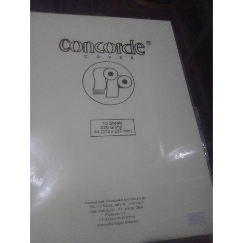 Concorde A4 Paper 220gr Per Pack (10sheets/Sheet) | Shopee Philippines