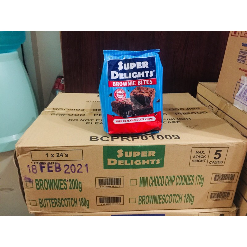 Super Delights Brownie Bites In A Box 24pcs Shopee Philippines