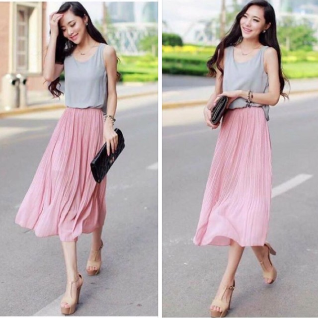 Gray pink shop dress