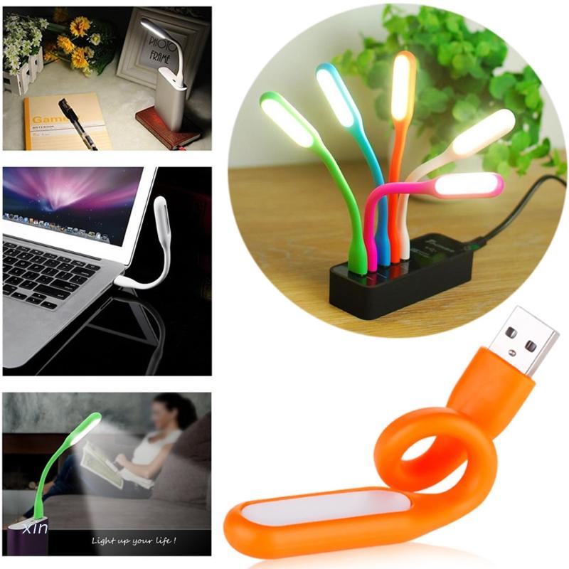 XI New Flexible USB LED Light Mini Lamp for Computer Laptop Notebook PC ...