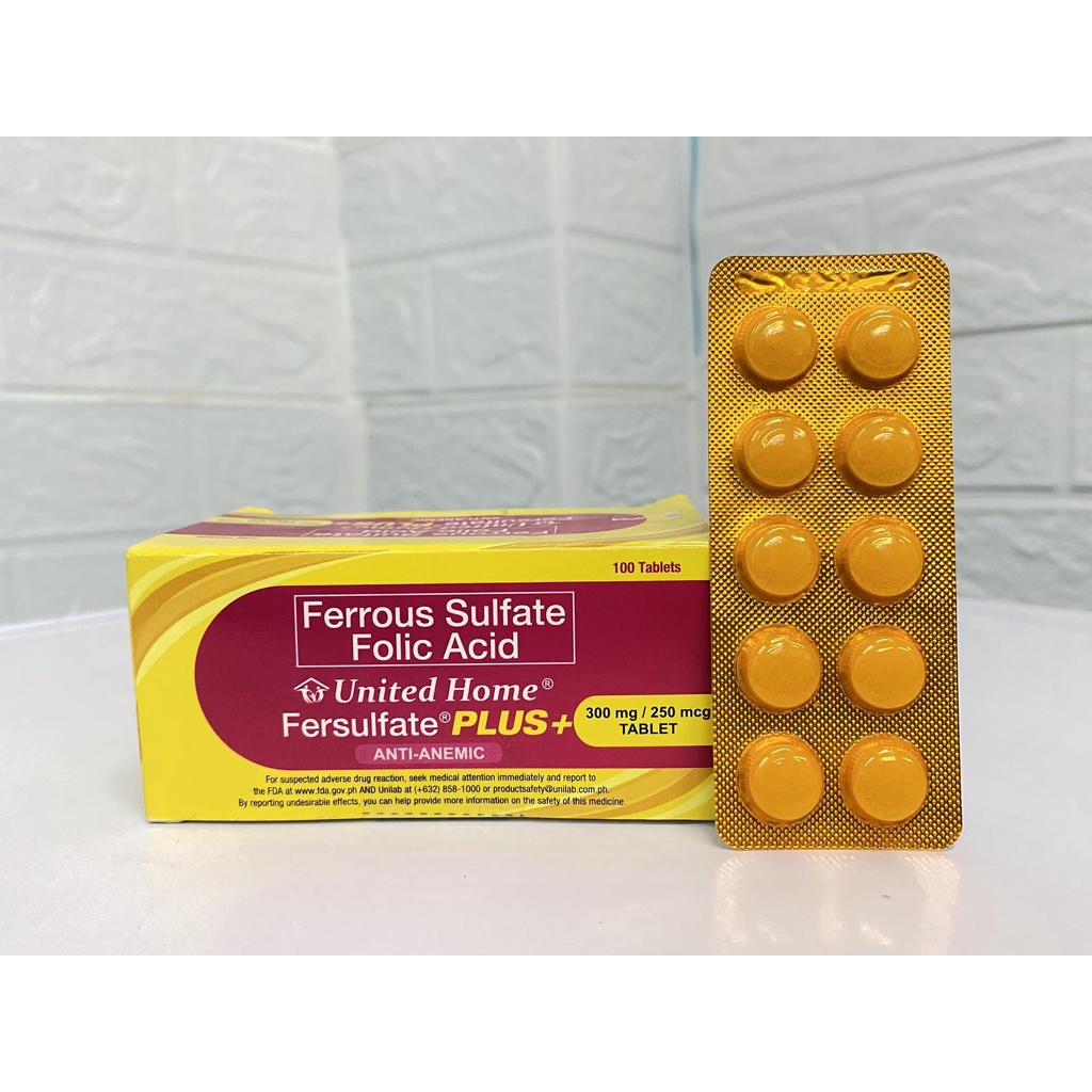 Fersulfate Plus by 10's (For Iron Deficiency Anemia and Prenatal Anemia