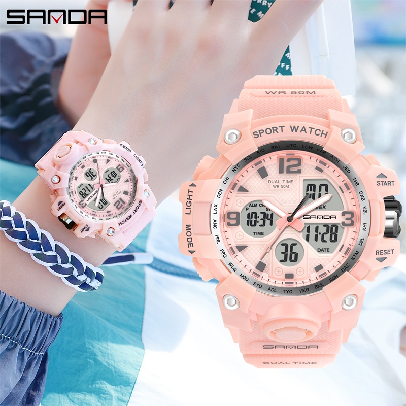 Luxury digital cheap watch women's