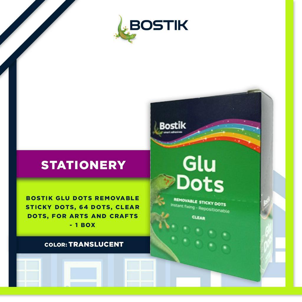 Bostik Glu Dots Removable Sticky Dots Clear Dots for Arts and Crafts