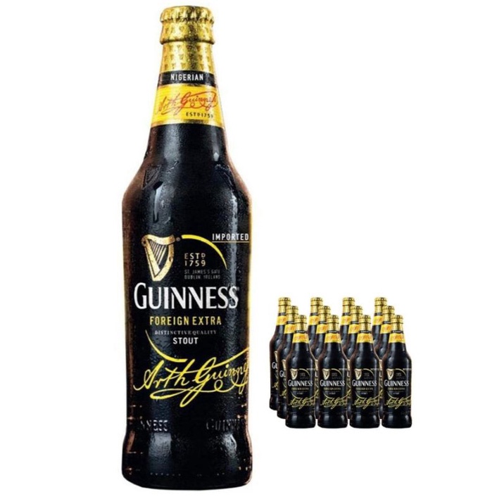 Guiness Extra Stout Beer Bottle 12 X 330ml Shopee Philippines