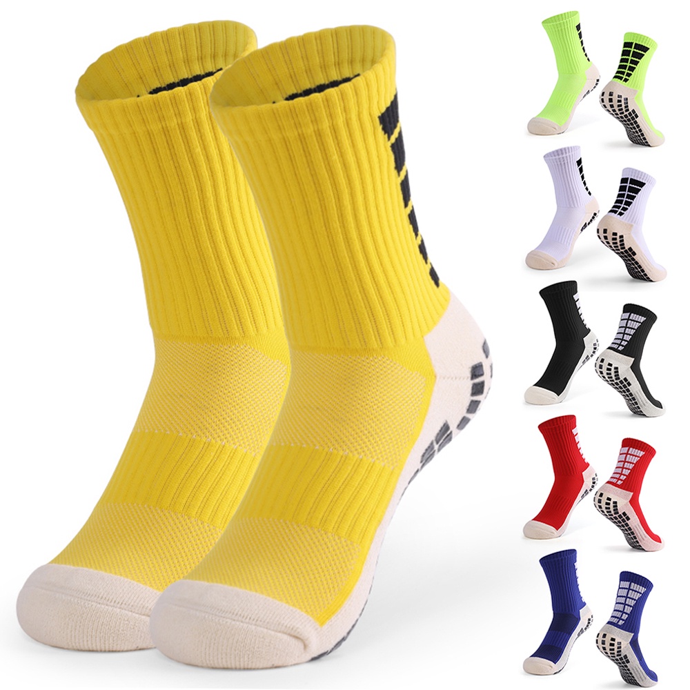 [Lixada Mall] Men's Anti Slip Football Socks Athletic Socks for ...