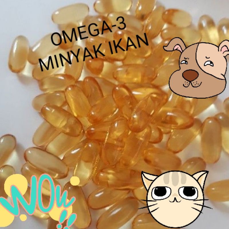 Omega3 Fish Oil For Cat And Dog Fur (Repack 30 Seeds) Shopee Philippines