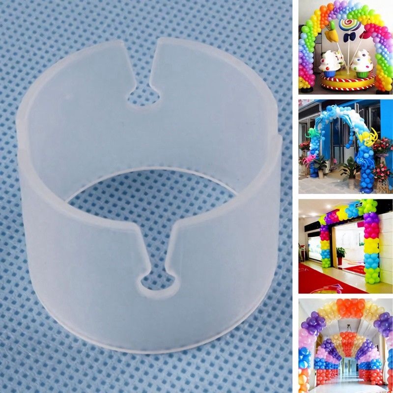 50pcs Balloon Arch Stand Connectors Clip Ring Buckle Wedding Birthday ...