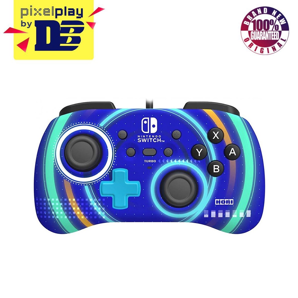 Manette Filaire Hori Horipad 3 Mini Bleu Pour PS3 Et PC - Testée Et Propre