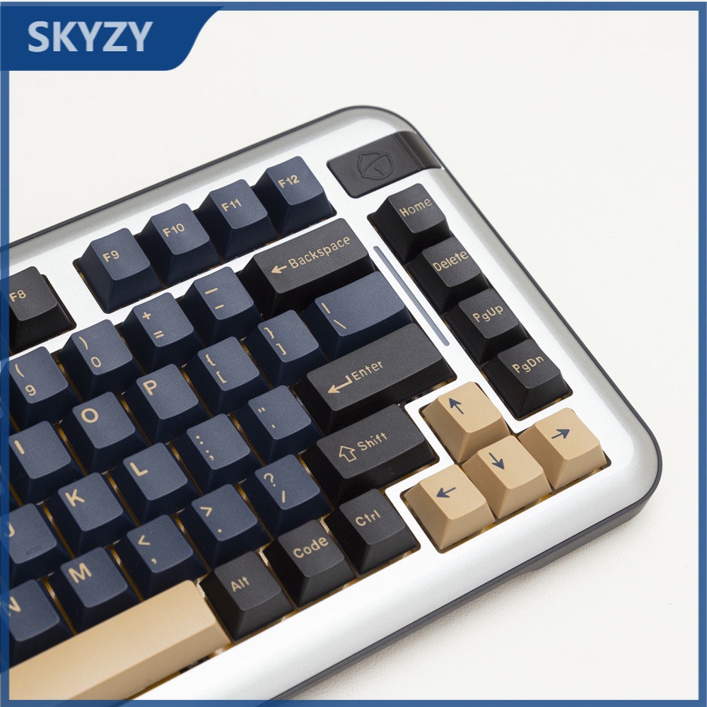 173 Keys Blue Samurai Keycaps Cherry Profile ABS Double Shot Mechanical ...